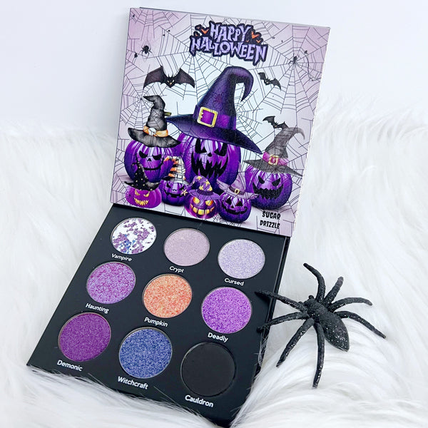 Happy Halloween Purple Pumpkin Eyeshadow Palette