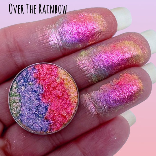 Over The Rainbow Multi Colored Monochromatic Eyeshadow Single 26mm Pan