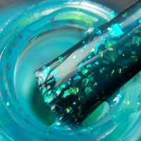 Teal Me About It - Flakie Flake Indie Nail Polish