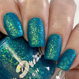 Teal Me About It - Flakie Flake Indie Nail Polish