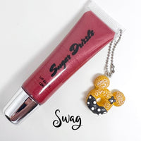 Single Lip Gloss in Squeeze Tubes w/ Charms