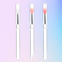 Silicone Eyeshadow Brush Glitter Applicator with Lid