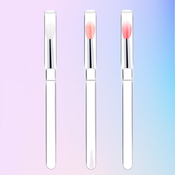 Silicone Eyeshadow Brush Glitter Applicator with Lid
